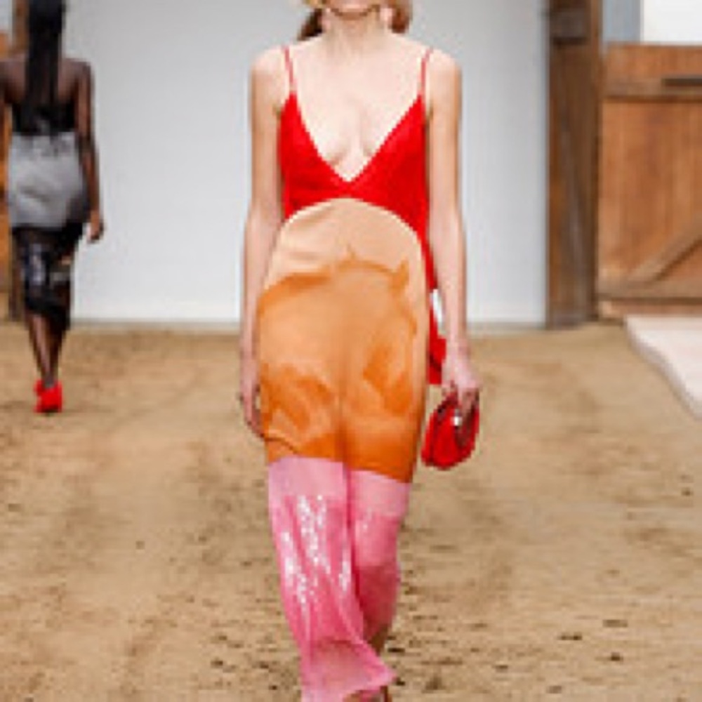 STELLA MCCARTNEY
Sequin-embellished printed silk crepe de chine midi dress - Picture 5 of 5